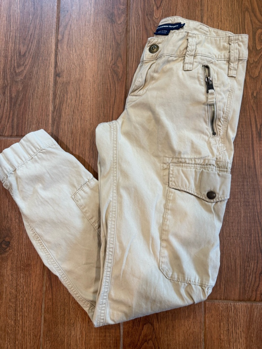 Vintage Ralph lauren sport khaki cargo pants / women’s size 2